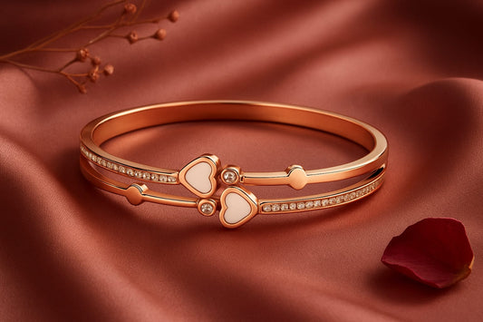 Twin Heart of Gold bracelet