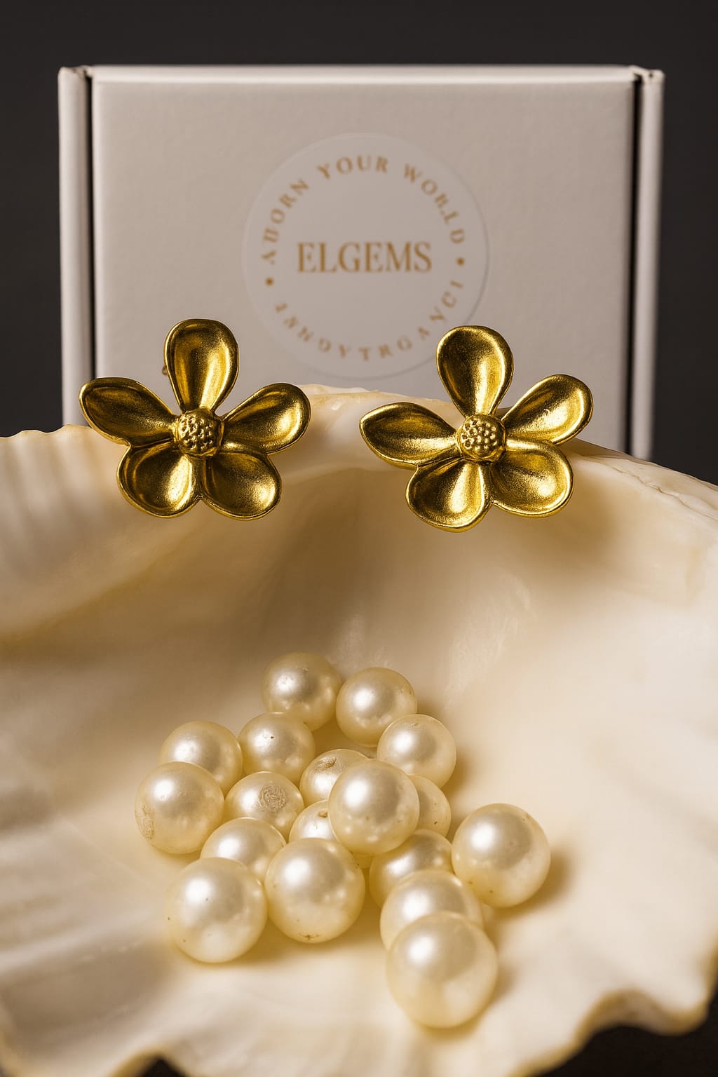 Floral Stud Earrings