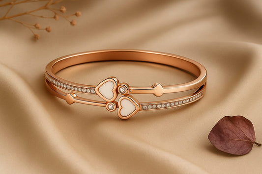 Twin Heart of Gold bracelet